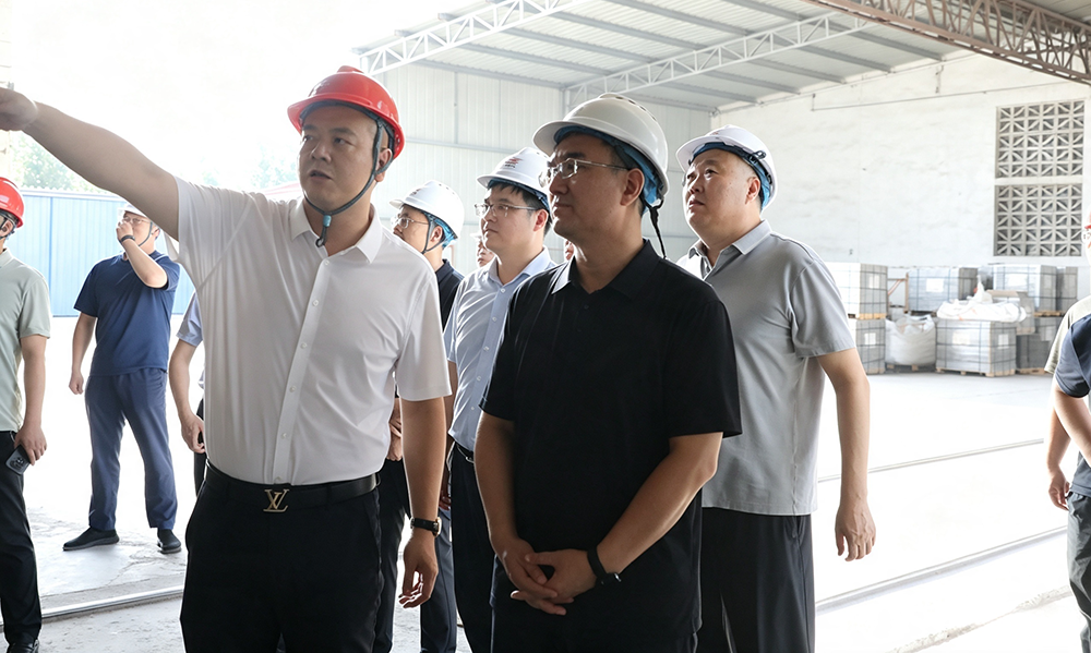 河南新腾飞铸钢有限公司（简称河南新腾飞铸钢）_新乡市工信局领导莅临河南新腾飞帮扶指导“三规范一提升”专项工作